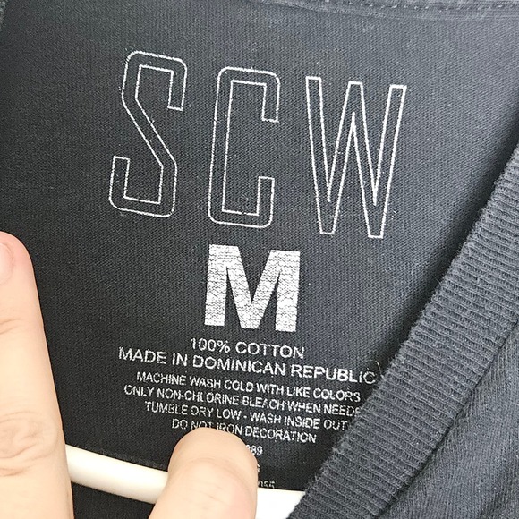 SCW Rebel Roar Graphic T Shirt Tiger Snake Wings Flames Mens M Japanese Chinese - Picture 3 of 4